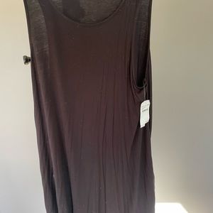 Black Dress - midi length about right at knees